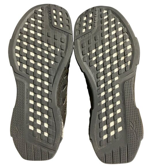 Reebok Shoes Mens 7.5 Black Fusion Flexweave Safety Toe Work Sneakers RB4317 - Picture 7 of 9